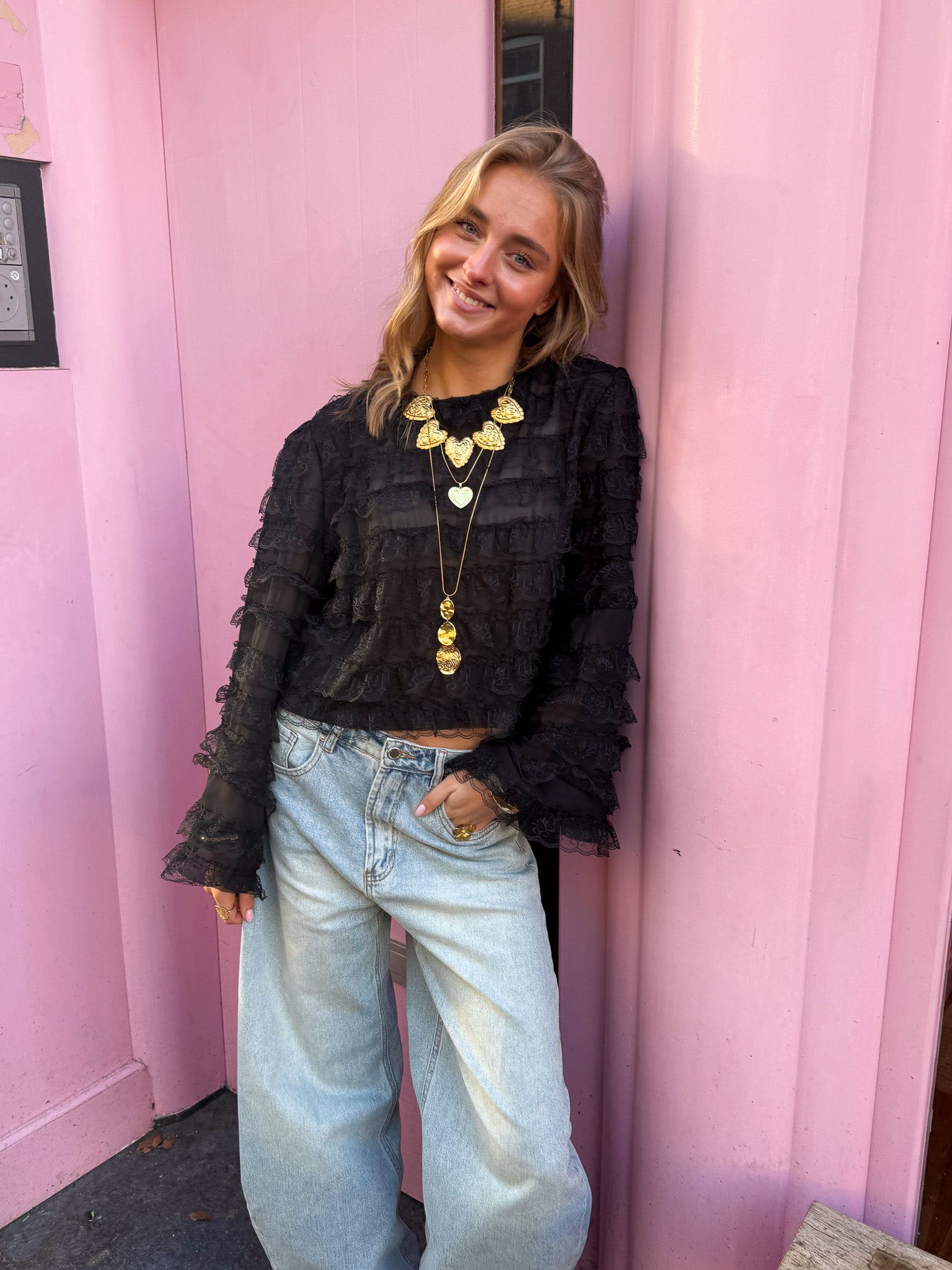Barrel Balloon Jeans Light Fade Wash