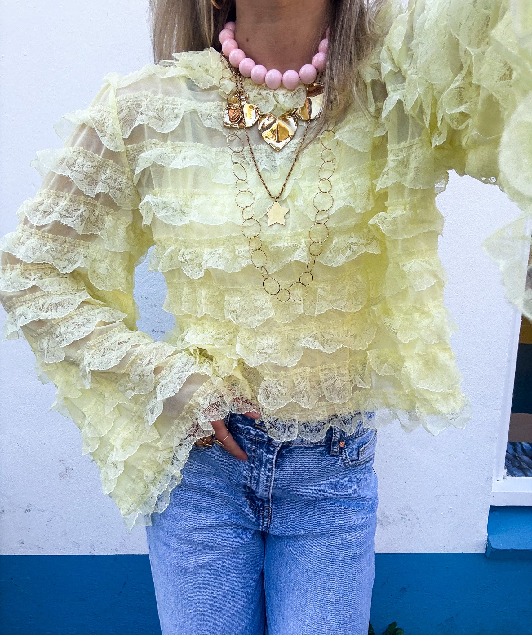 Gigi Blouse Lemon