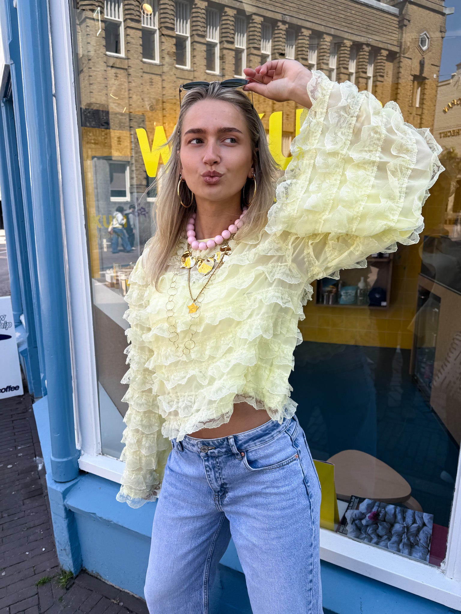 Gigi Blouse Lemon