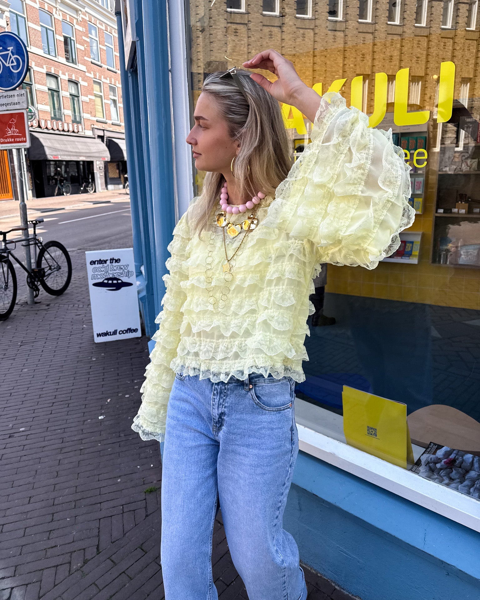 Gigi Blouse Lemon