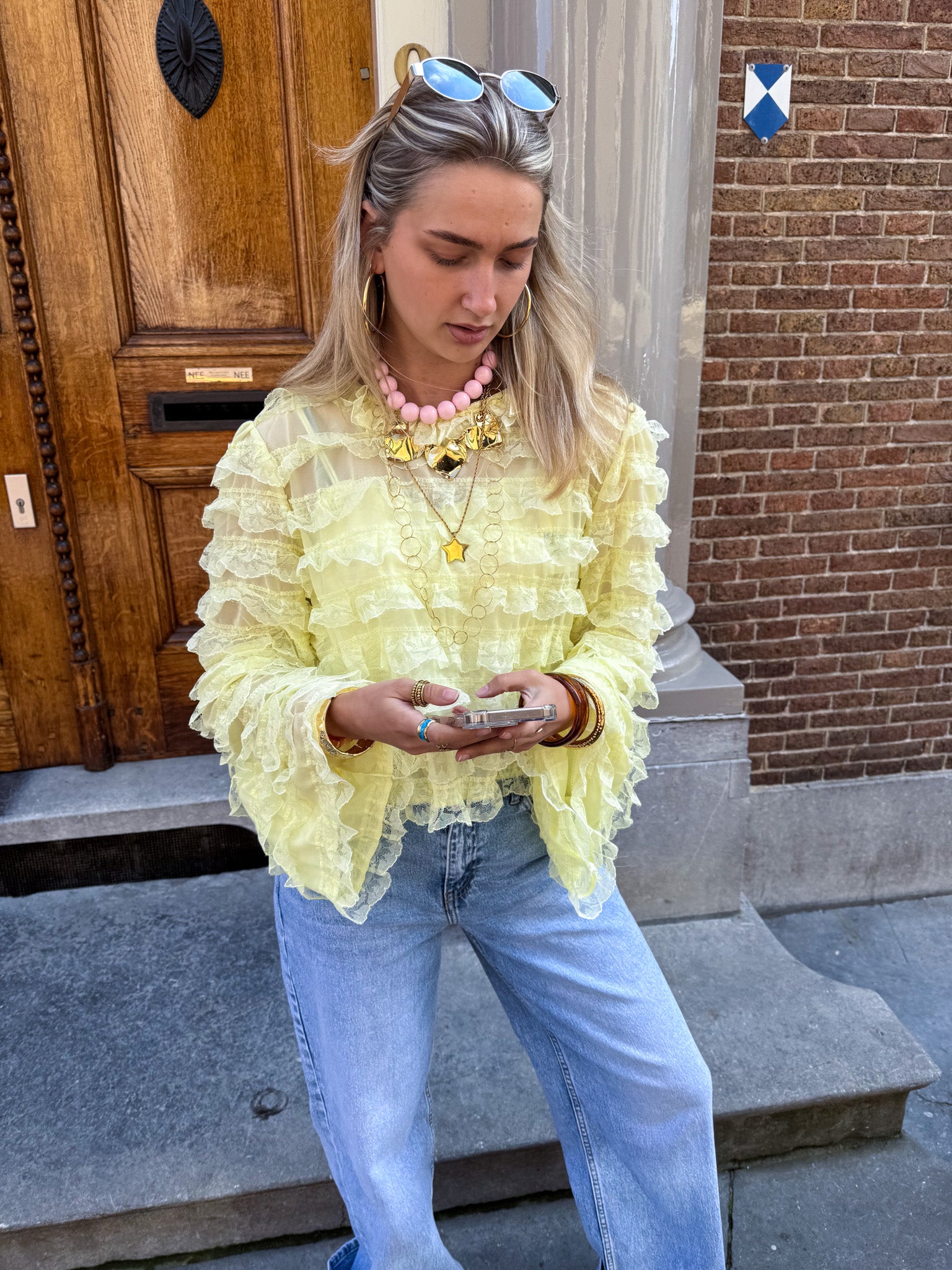 Gigi Blouse Lemon