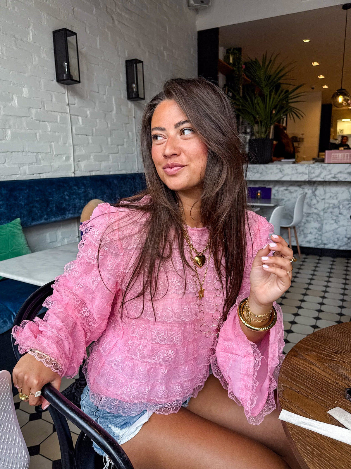 Gigi Blouse | Pink