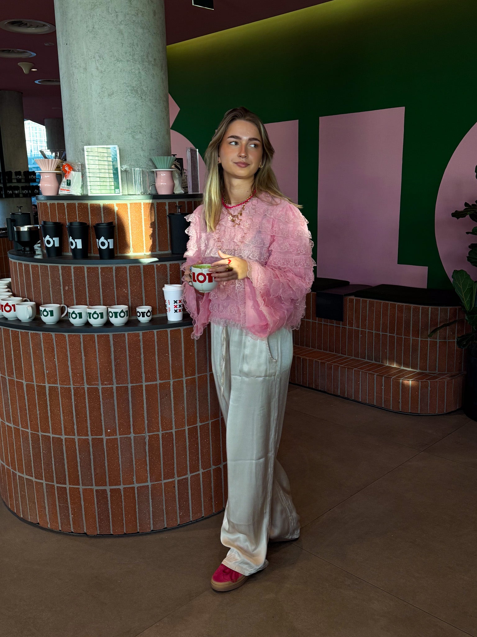 Slice of heaven Pantalon Light Gold