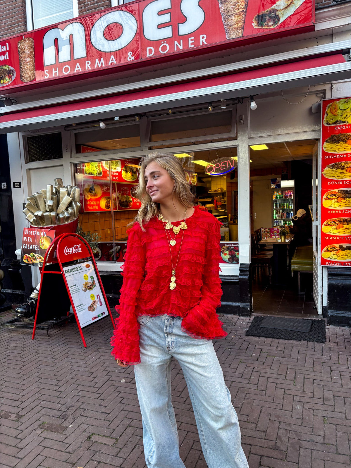 Gigi Blouse | Red