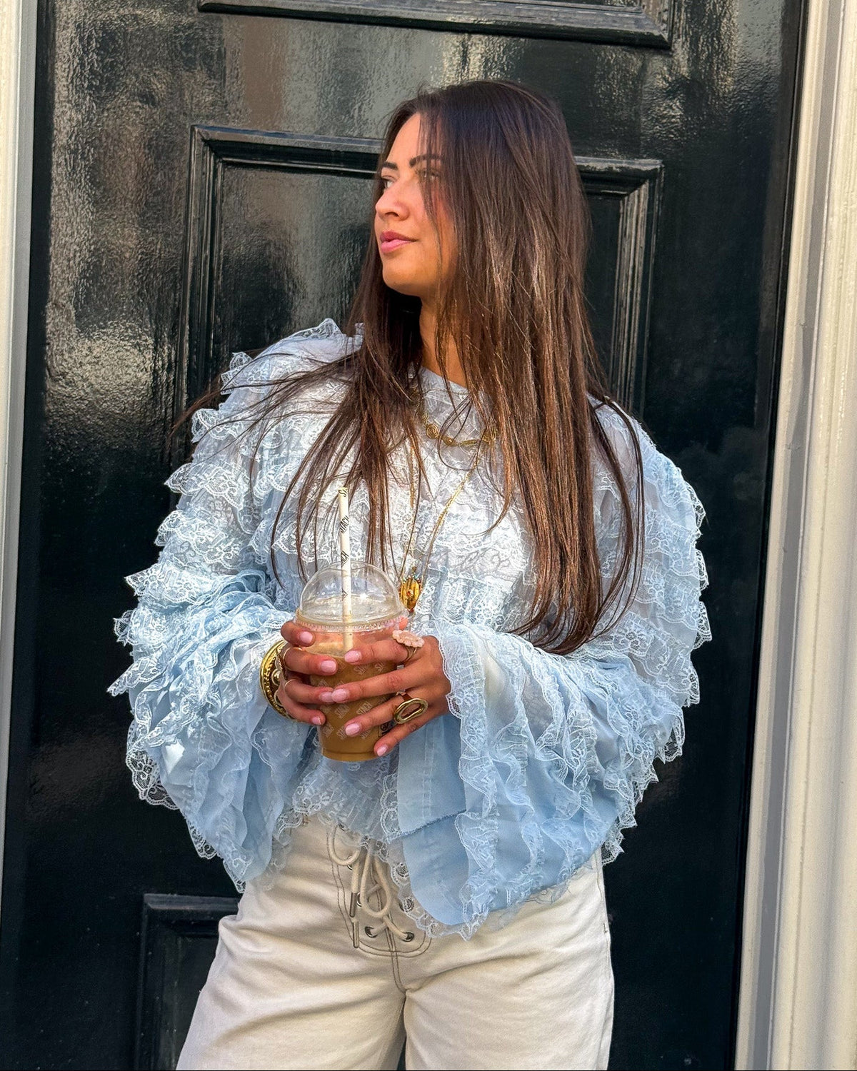 Gigi Blouse | skye-blue