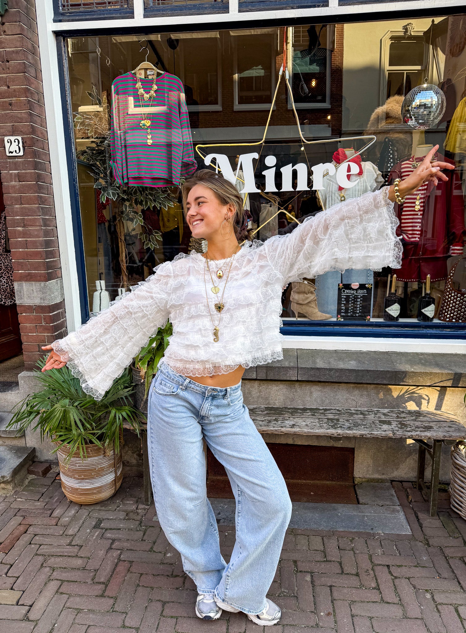 Blouse Gigi blanche