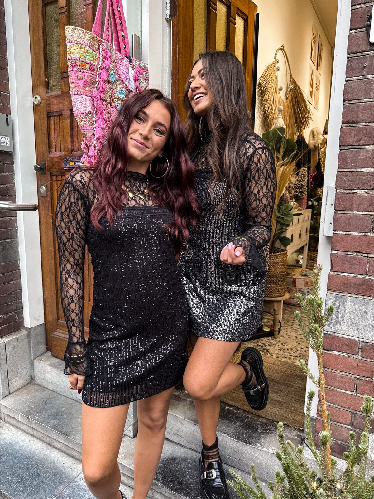 Gigi Sparkle Jurk | Silver