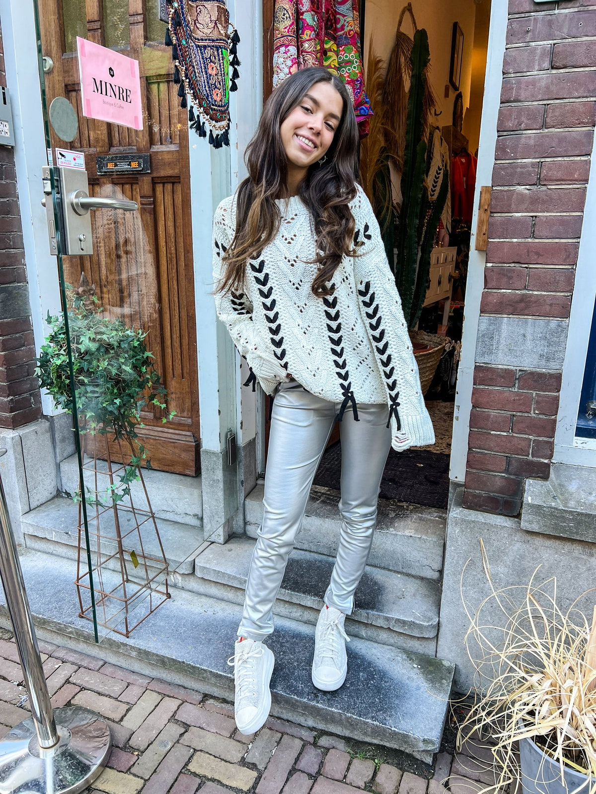 Metallic Legging | Silver
