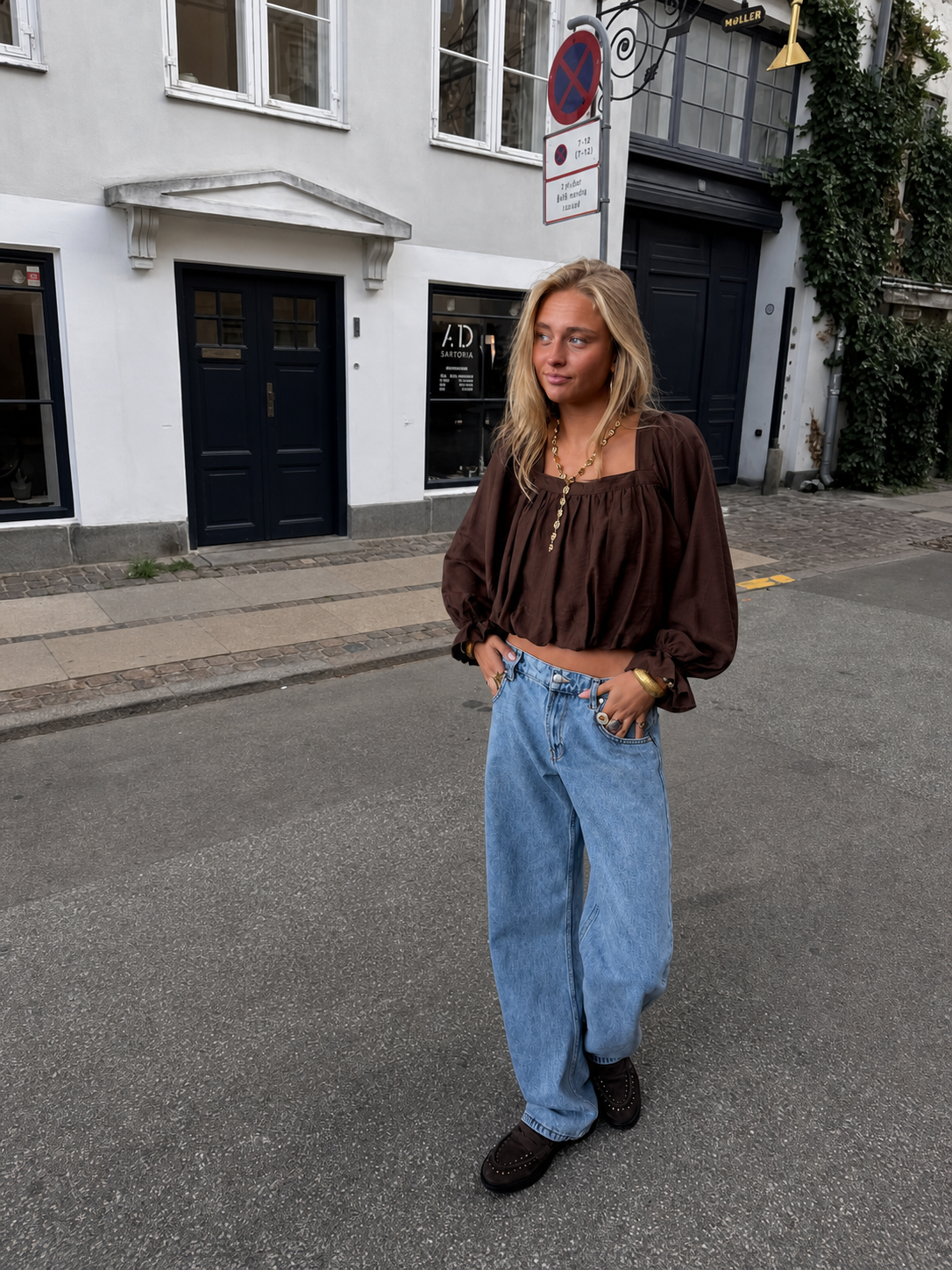 Guusje Blouse Bruin