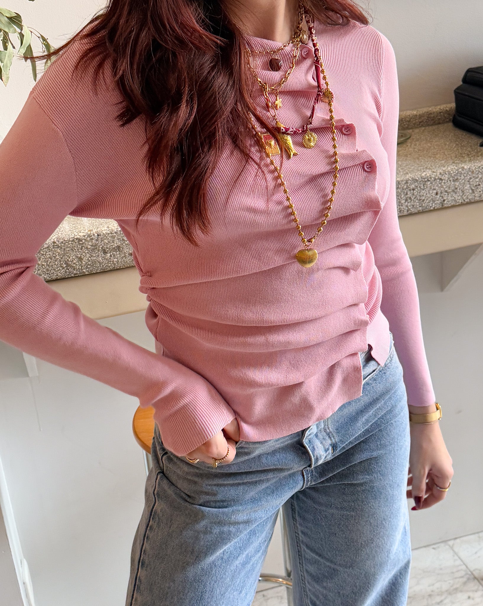 Harper Top Pink