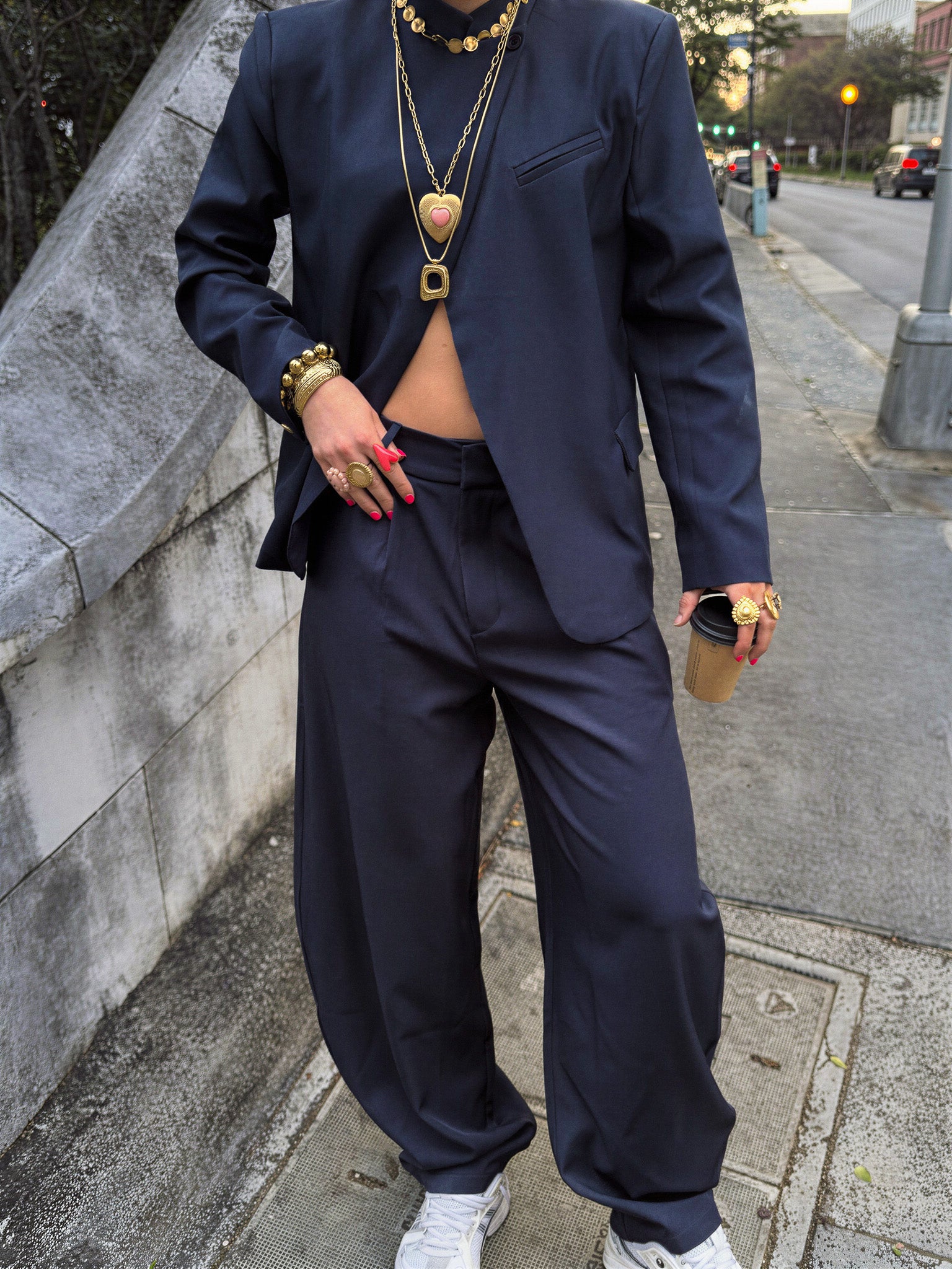 Blazer Igone bleu marine
