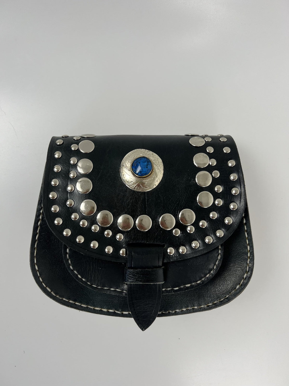 Souk Leather Bag Dulce | Blue Stone