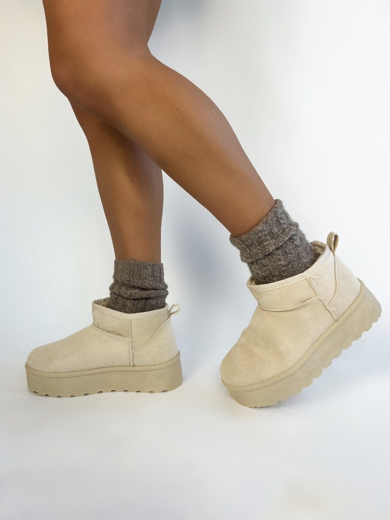 Ankle Boots | Beige