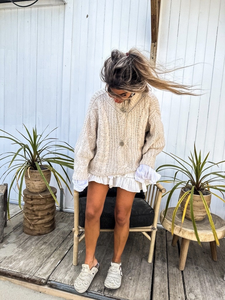 Sunkissed Skort | White