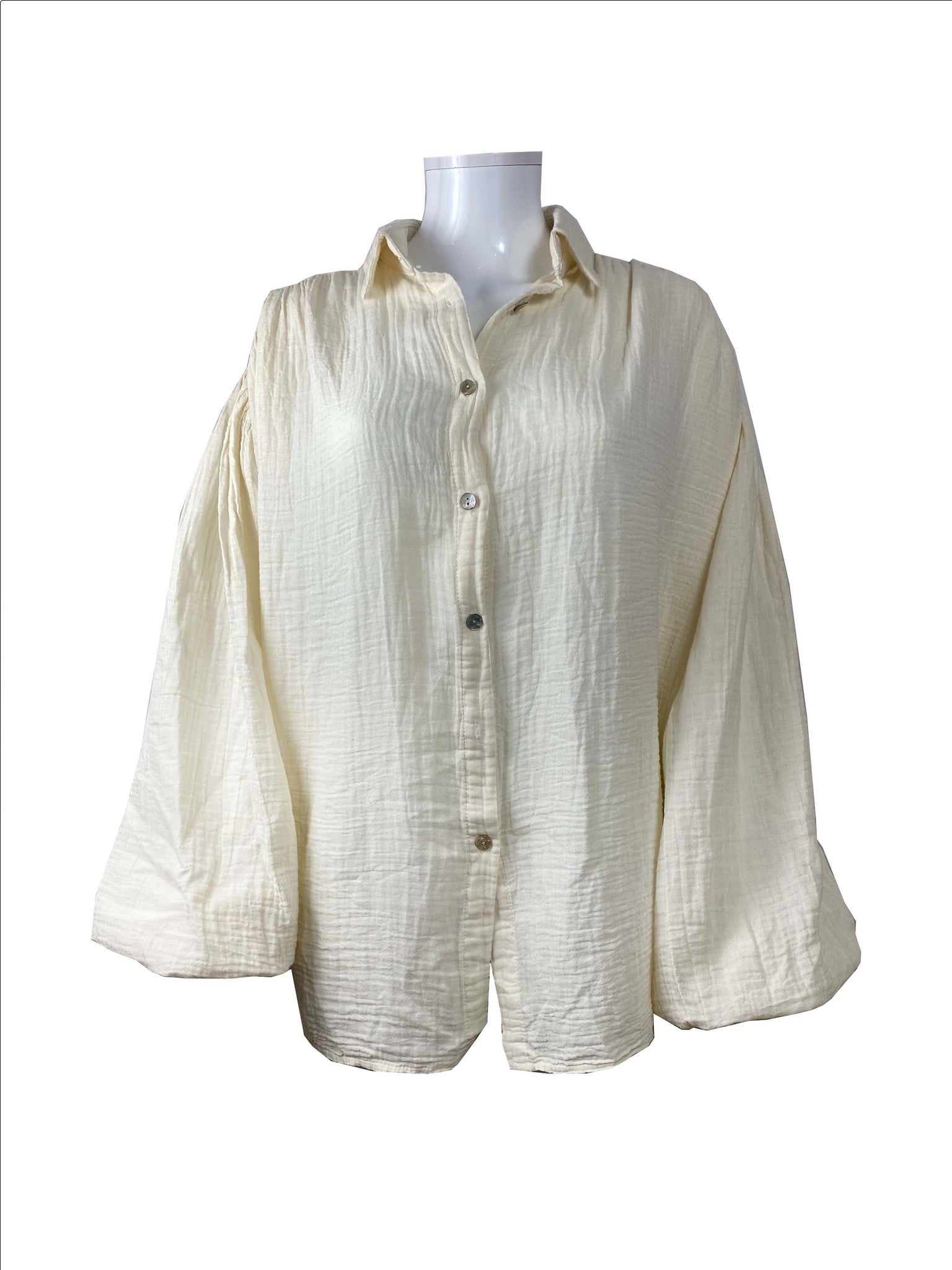Santos Blouse Beige/Off White