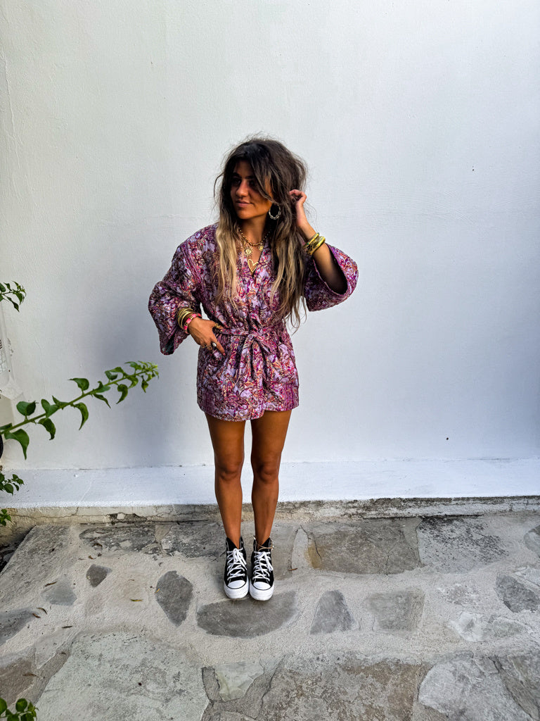 Island Kimono Lilac