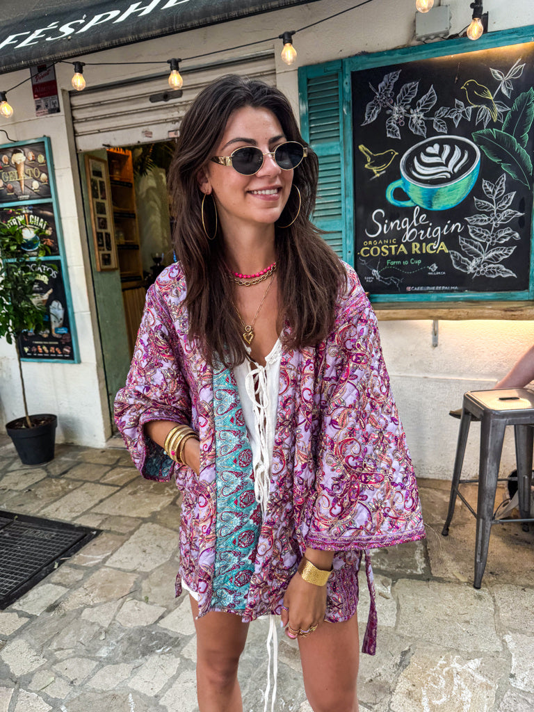 Island Kimono Lilac