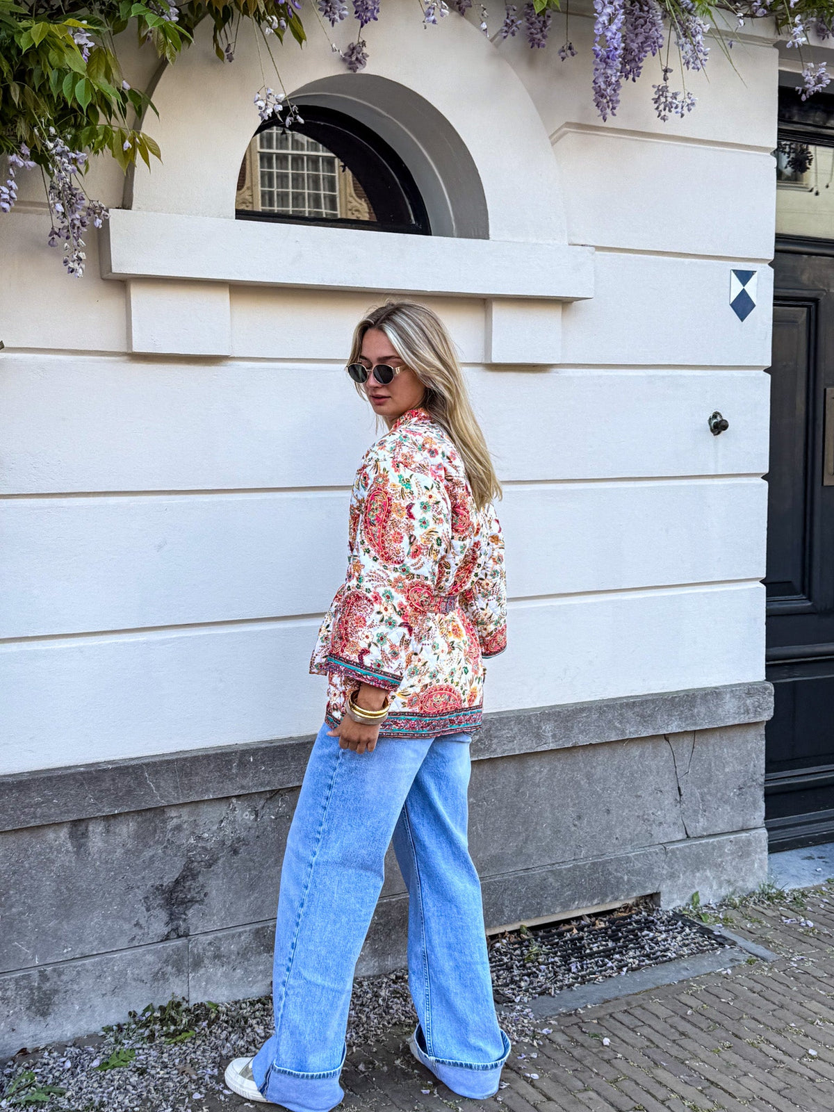 Noemie Mid Waist Jeans | Blue