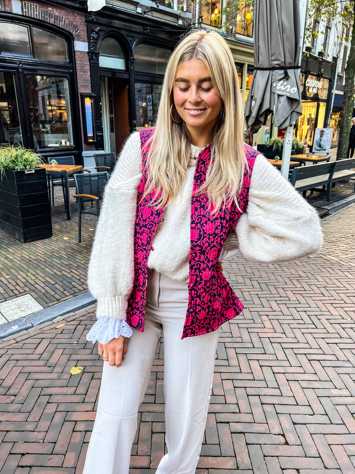 Jaina Gilet | Jaina Gilet Fuchsia