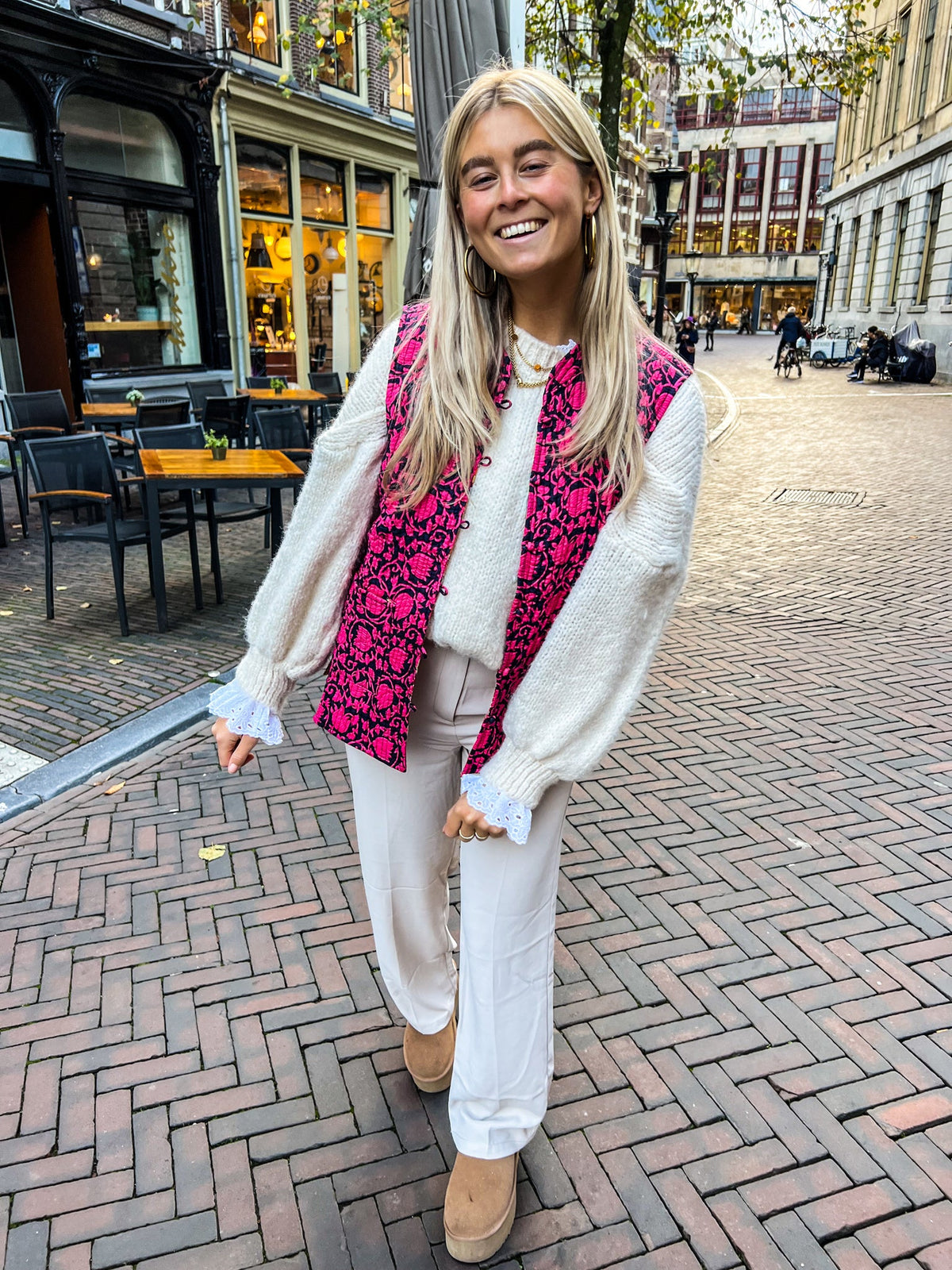 Jaina Gilet | Jaina Gilet Fuchsia