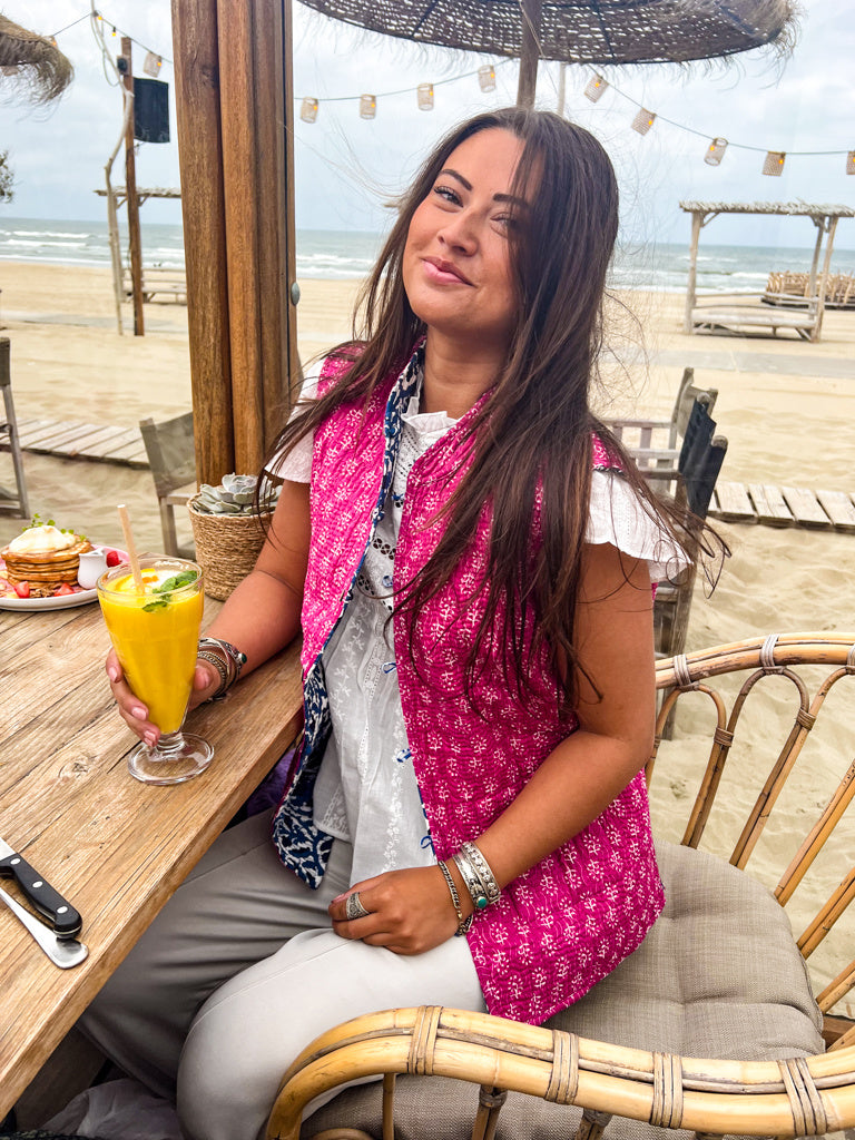 Jaina Gilet Pinktastic | Pink