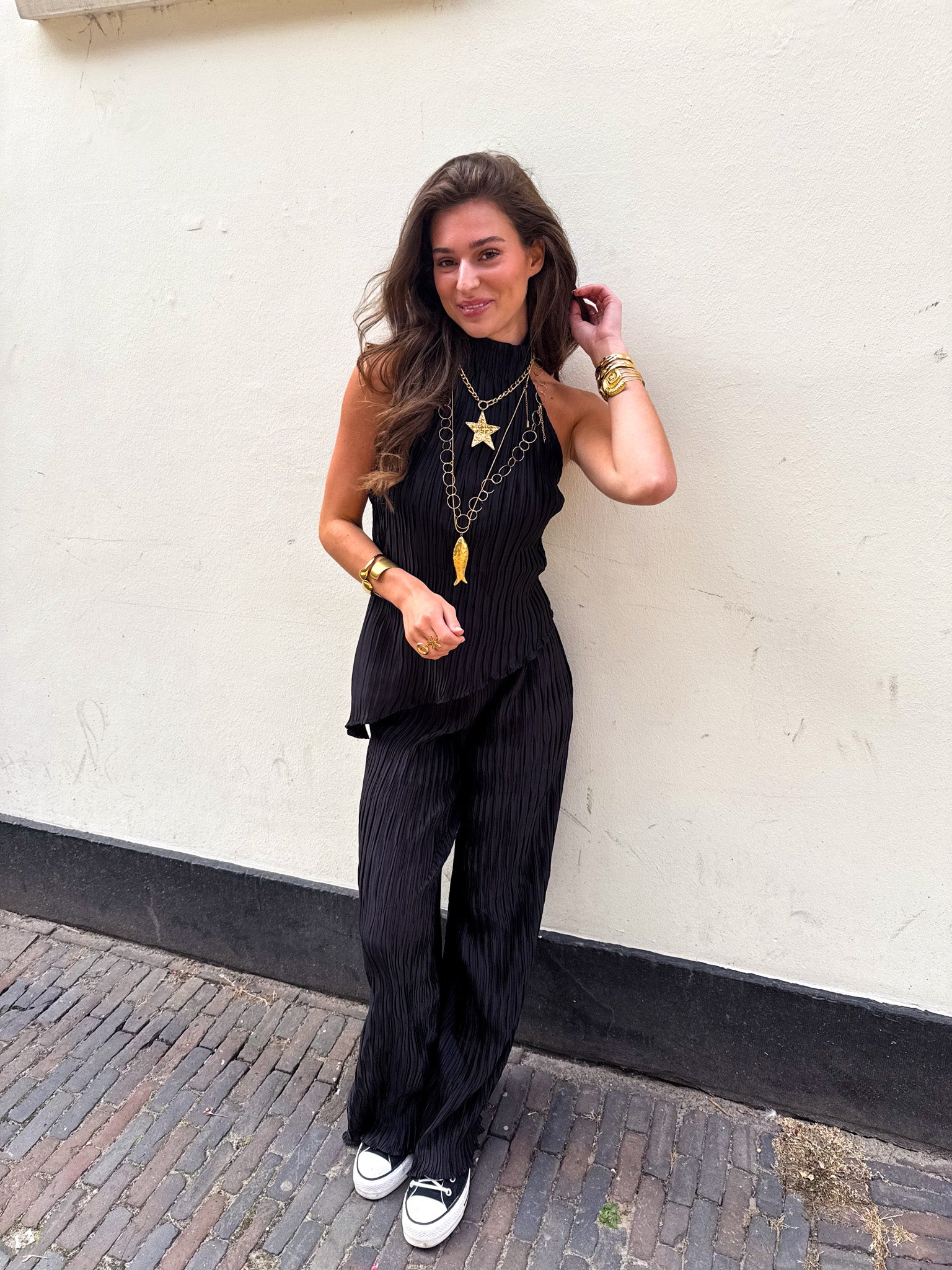 Pantalon en jean noir