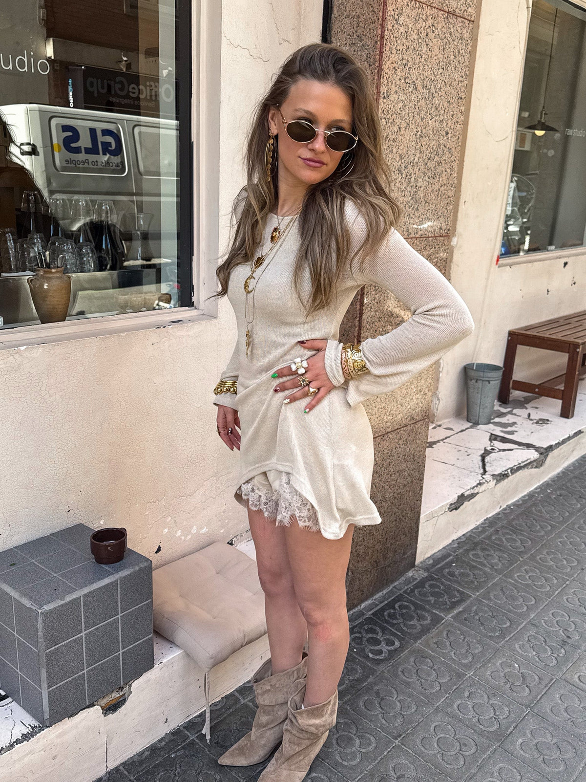 Joan Top | Beige
