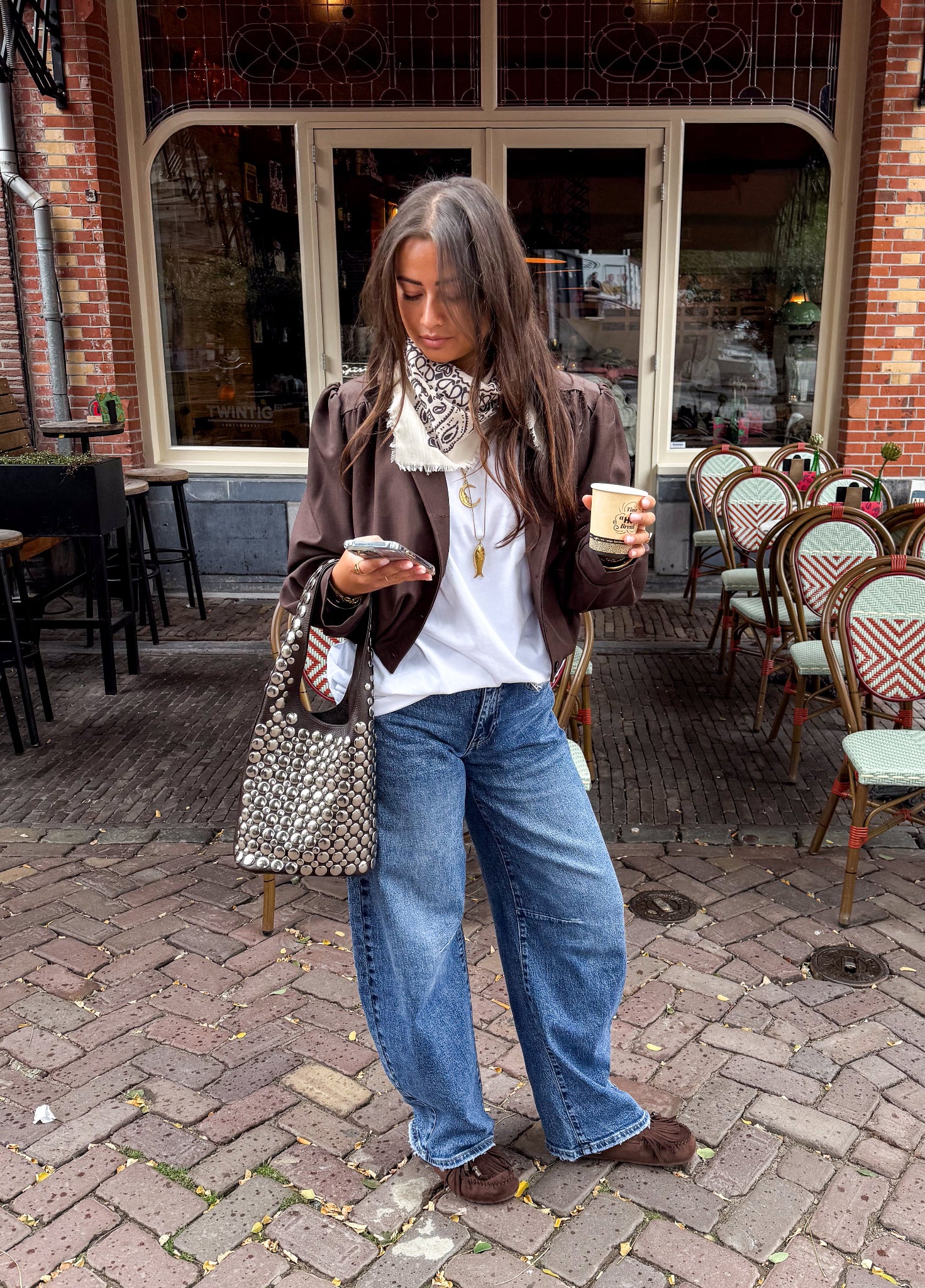 Baggy Balloon Fit Jeans Vintage Blue