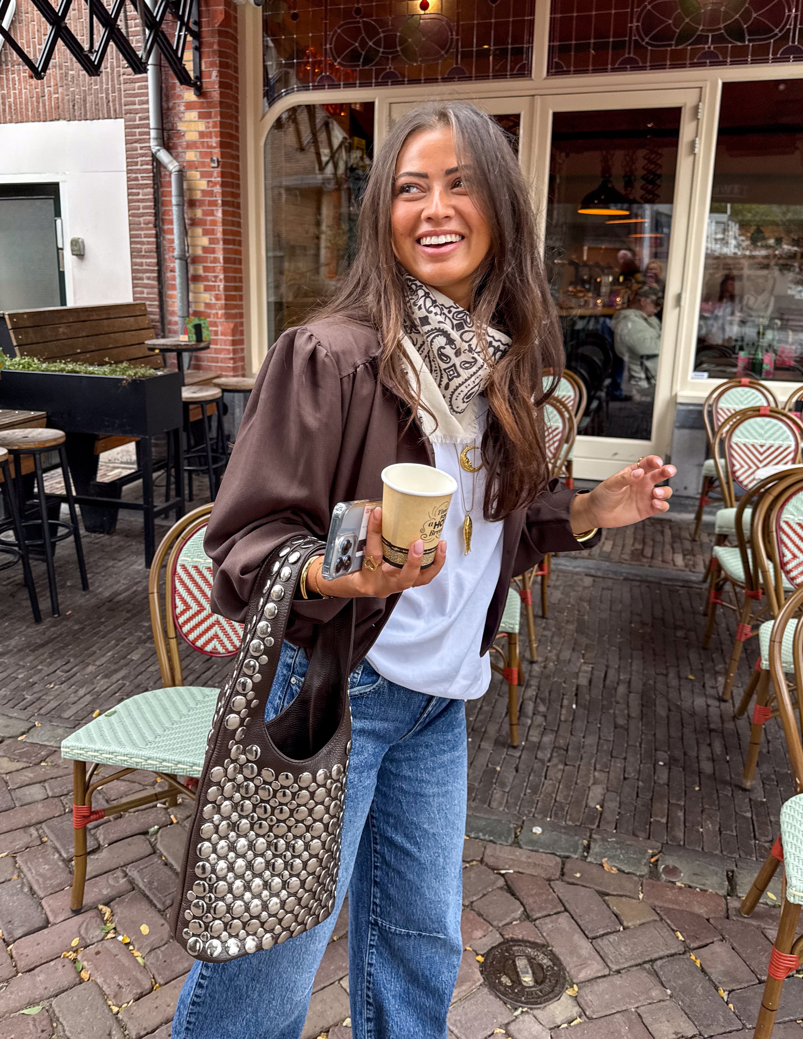 Veste Jude Marron