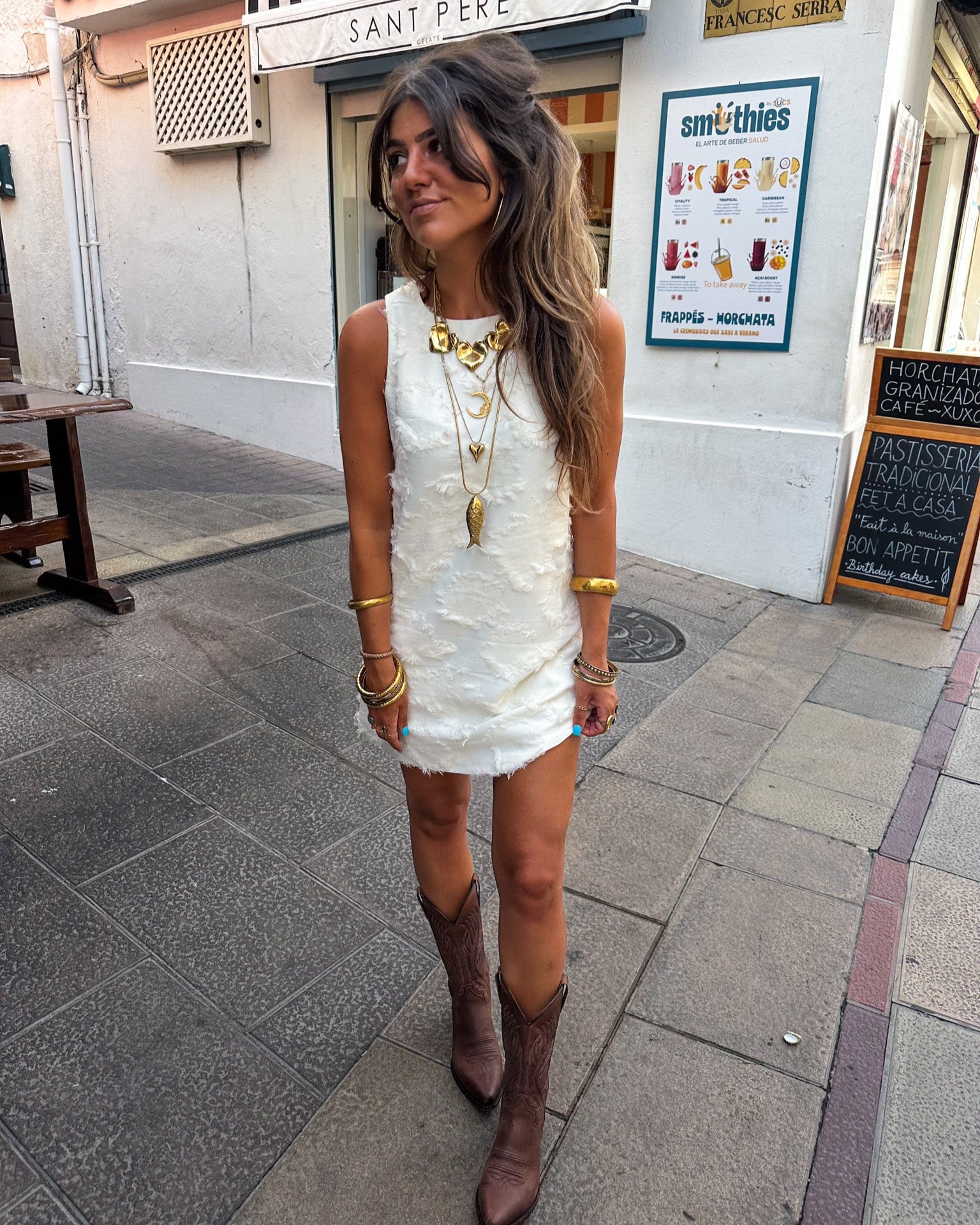 Juska Dress Creme