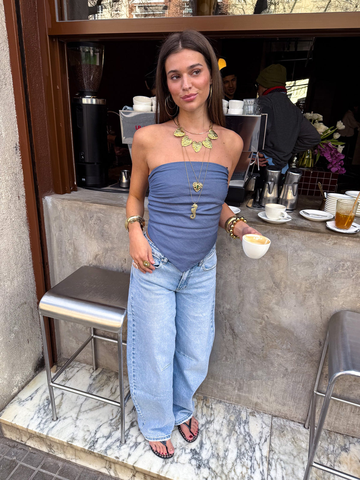 Juun Top | Blue