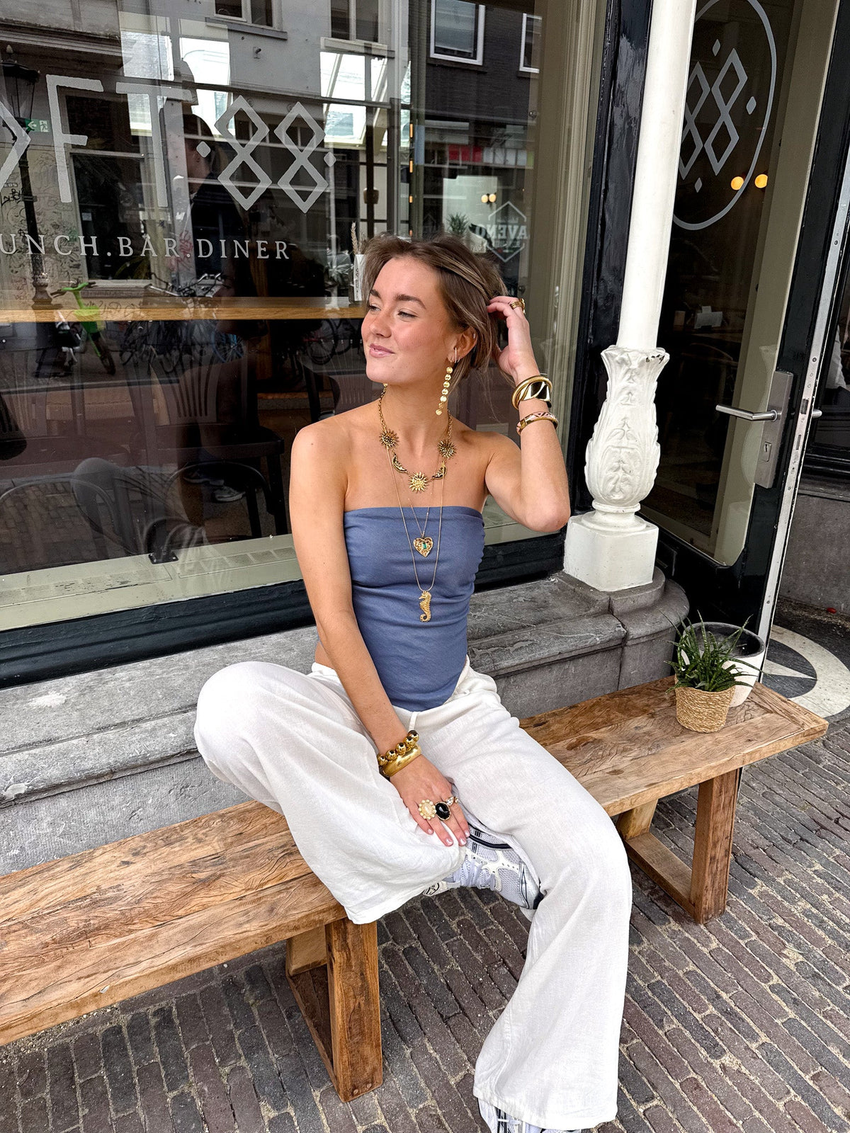 Juun Top | Blue