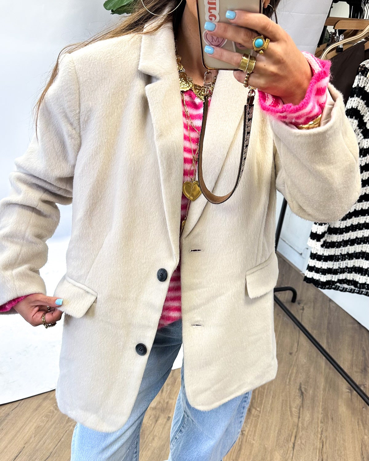 Kiara Blazer | Beige