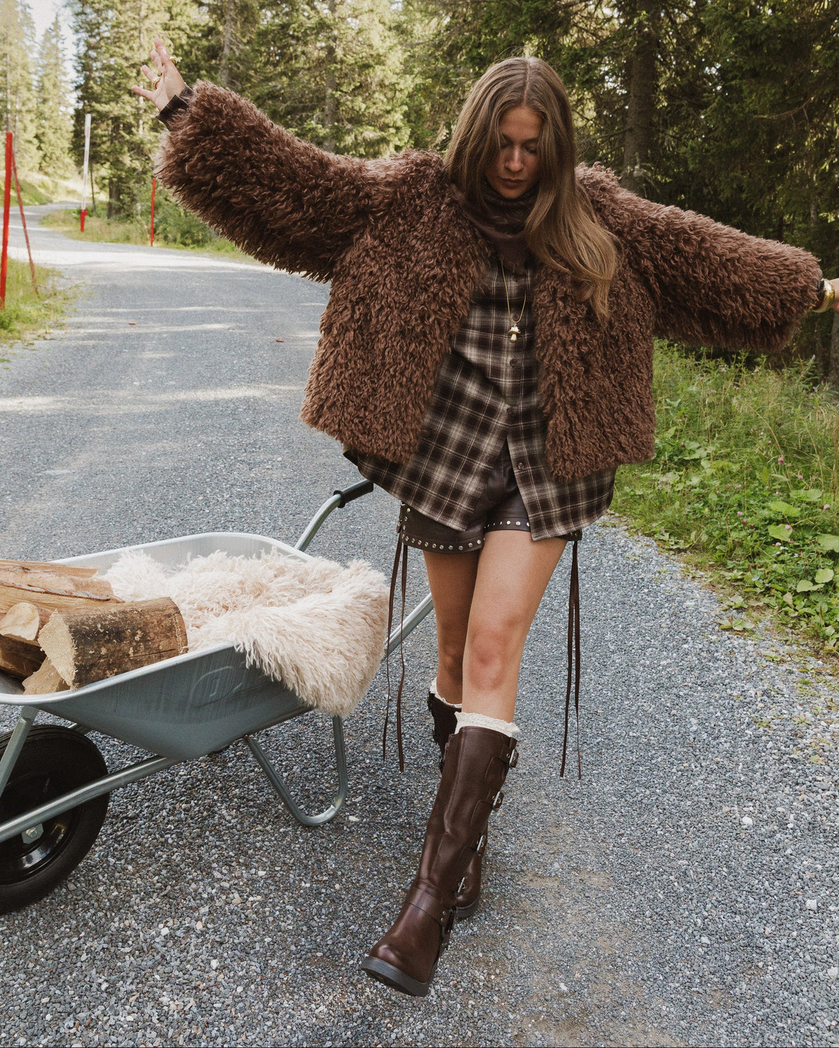 Biker Boots Brown