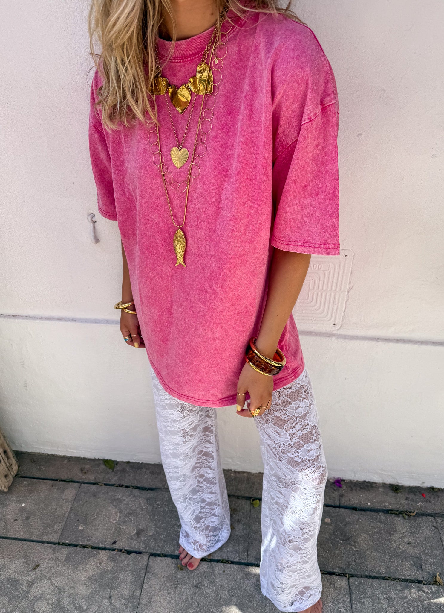 Cassie T-Shirt Roze