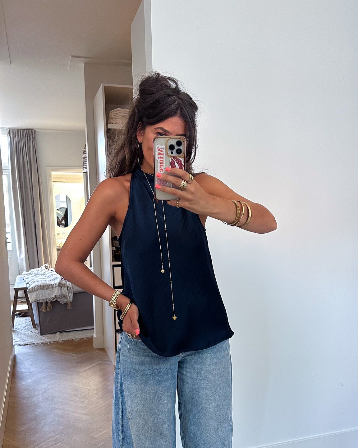 Lauren Halter Top Navy