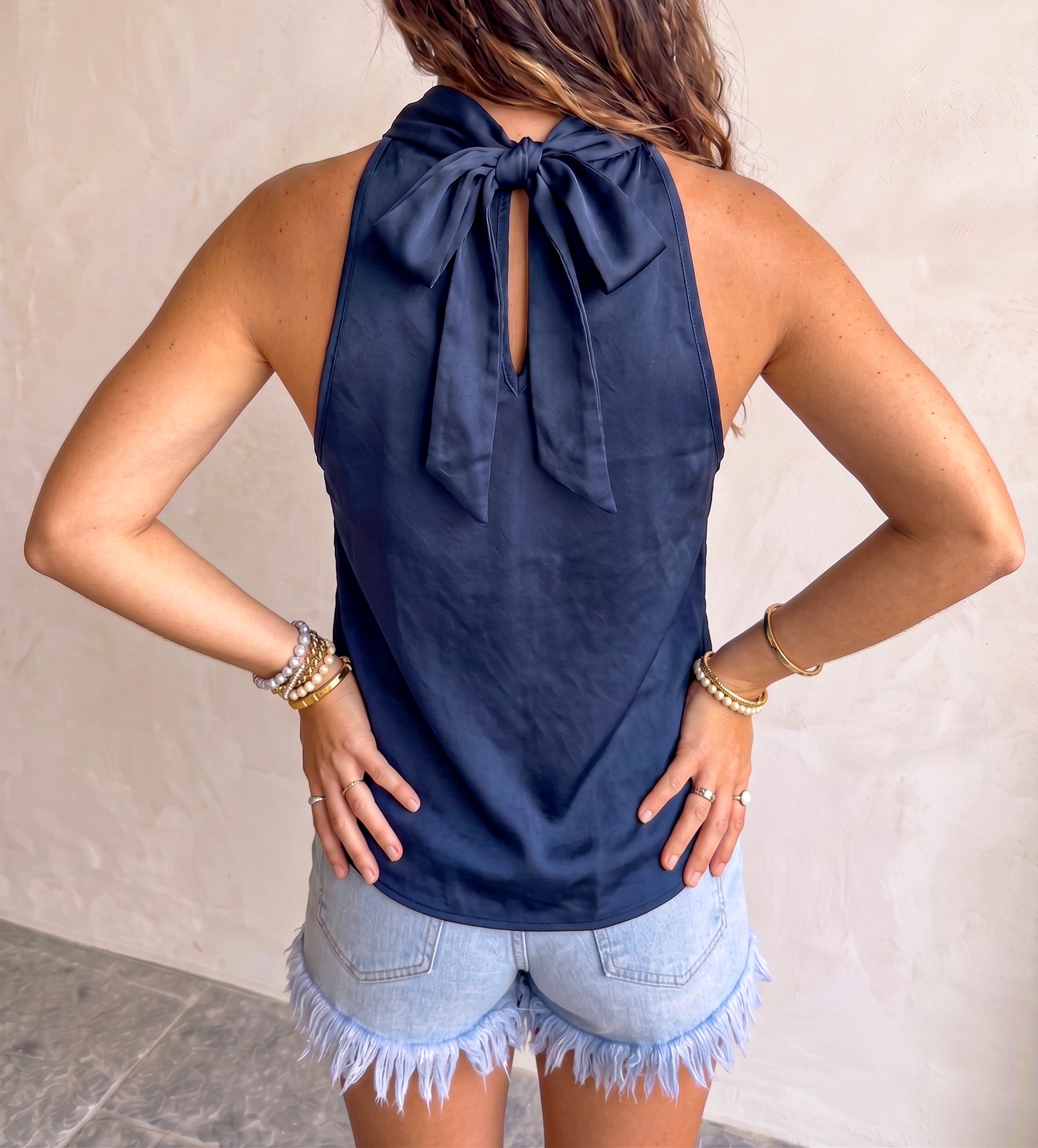 Lauren Halter Top Navy