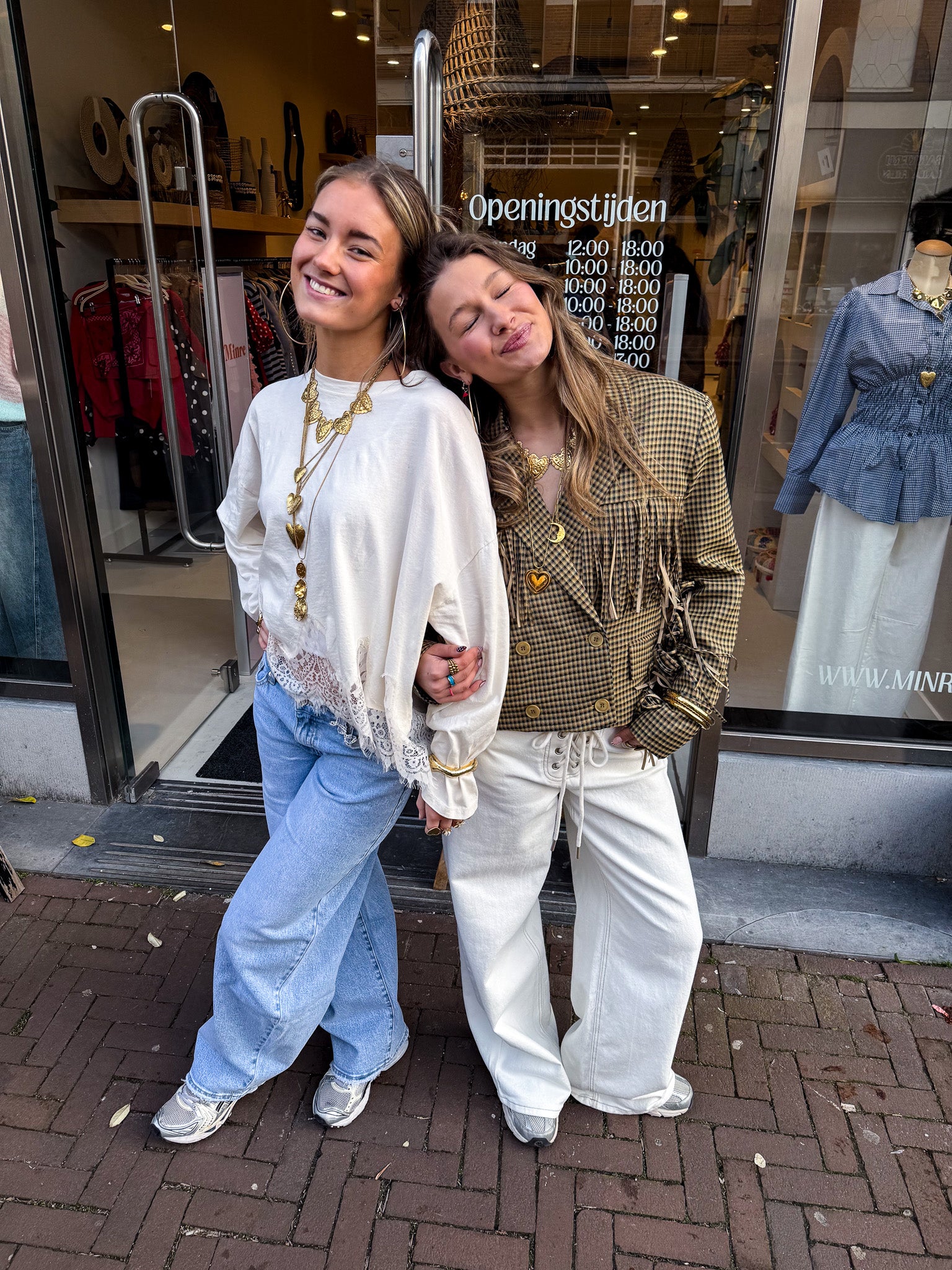 Lexi Franje Checked Blazer Yellow