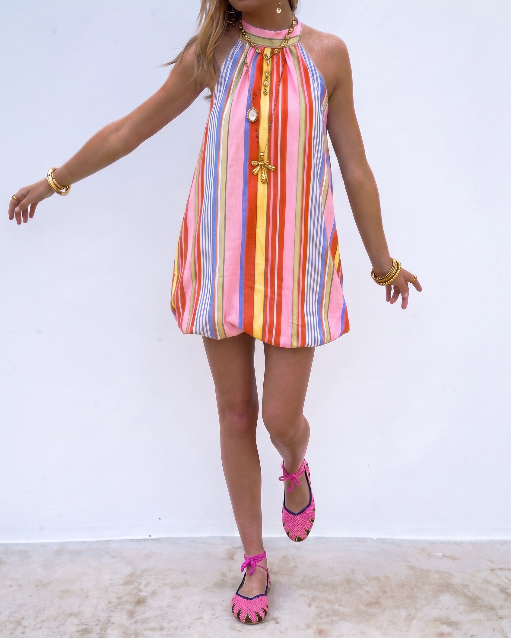 Levy Striped Dress