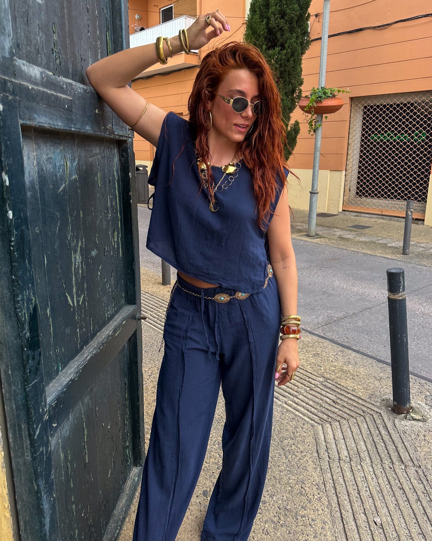 Lewis Top Navy