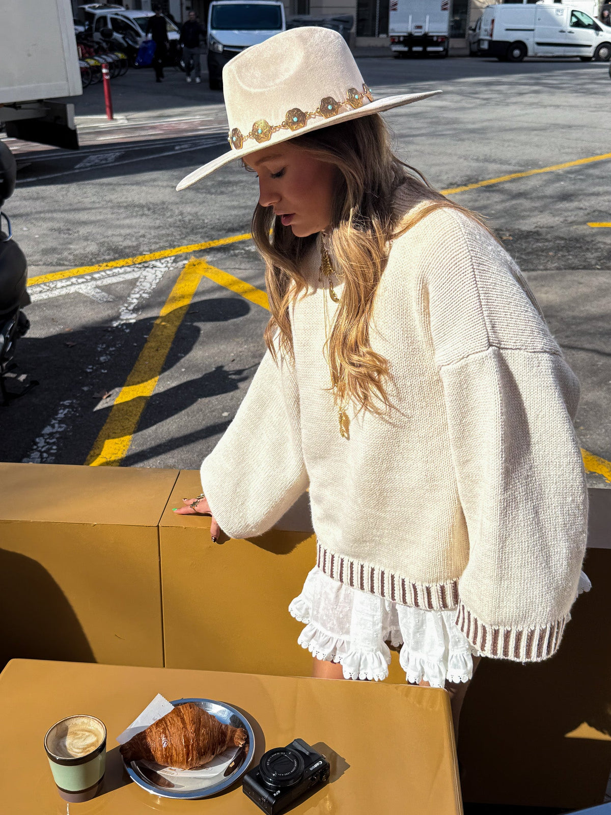 Lime Trui | Beige