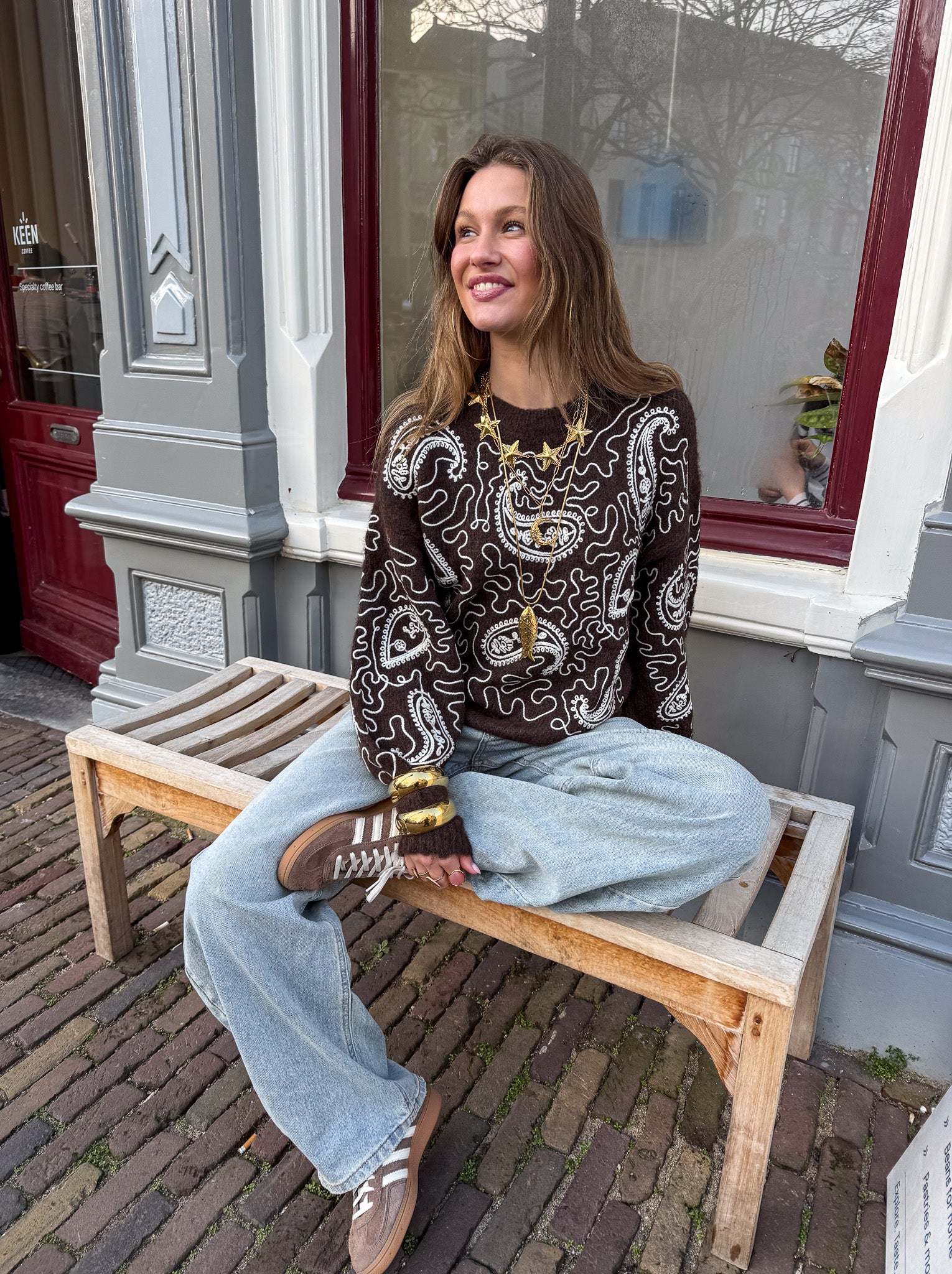 Barrel Balloon Jeans Dusty Blue