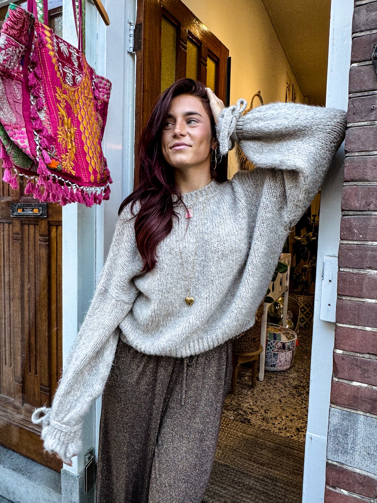 Loekie Knit Sand