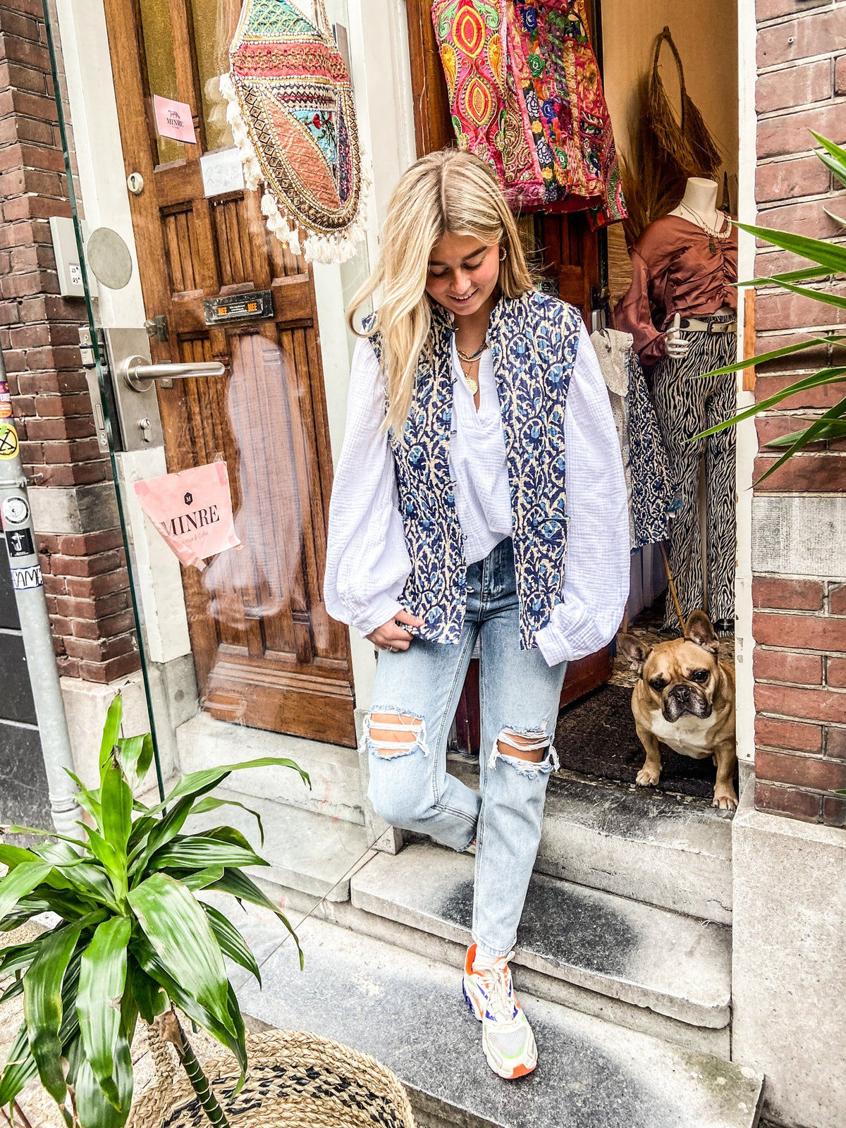 Doutzen Balloon Blouse | Ecru