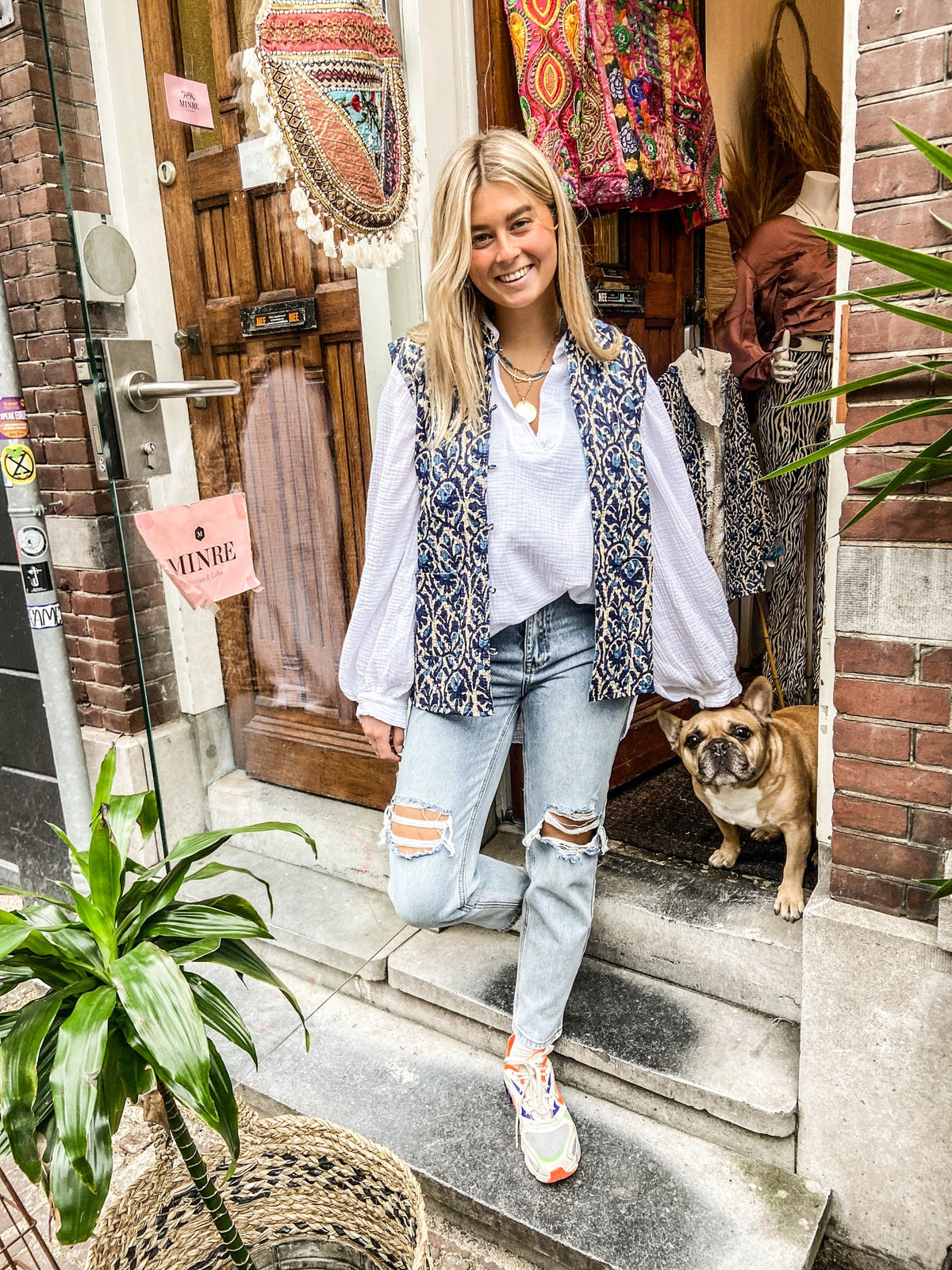 Doutzen Balloon Blouse | Ecru