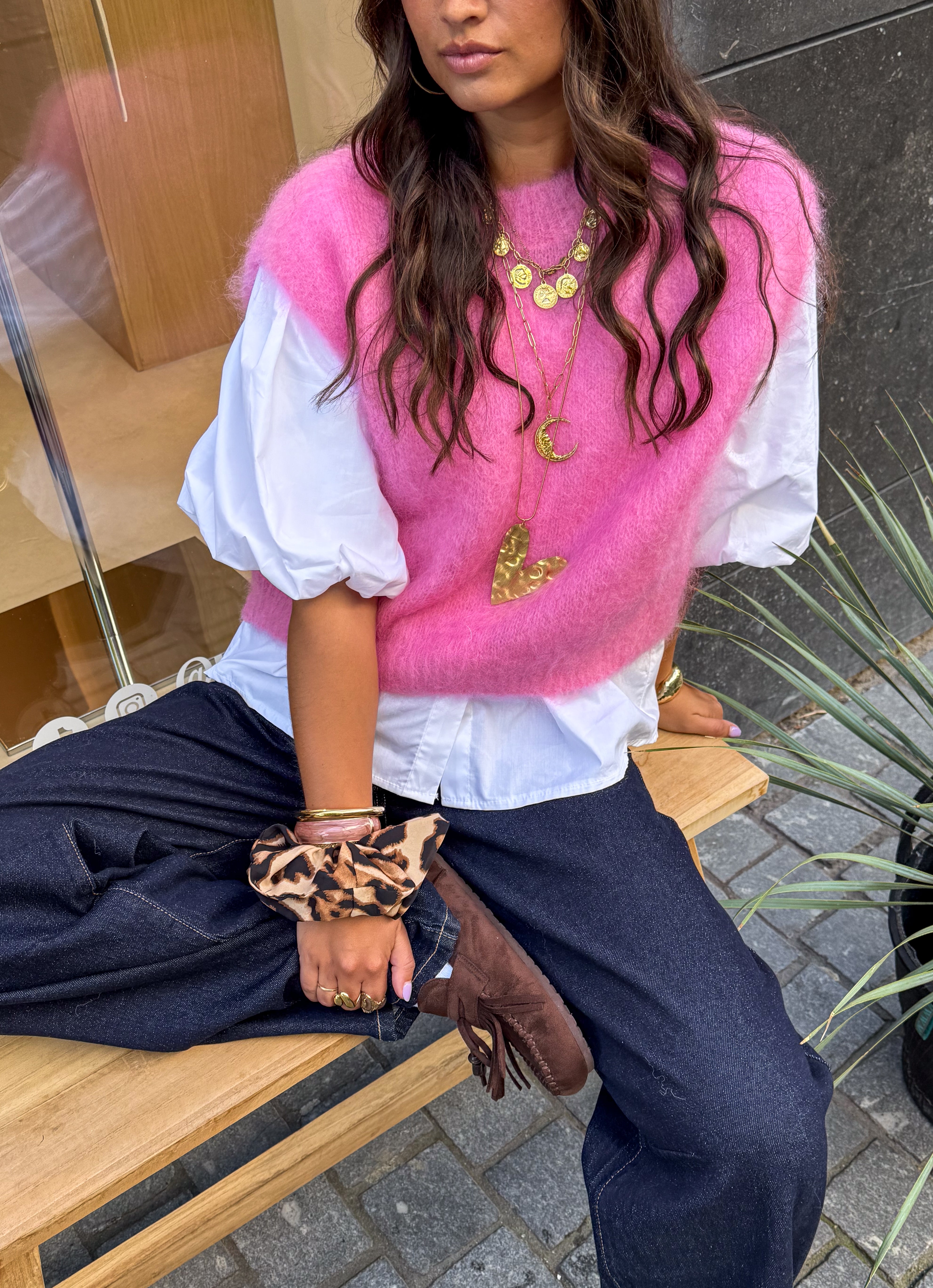 Baggy Balloon Fit Jeans Midnight Blue