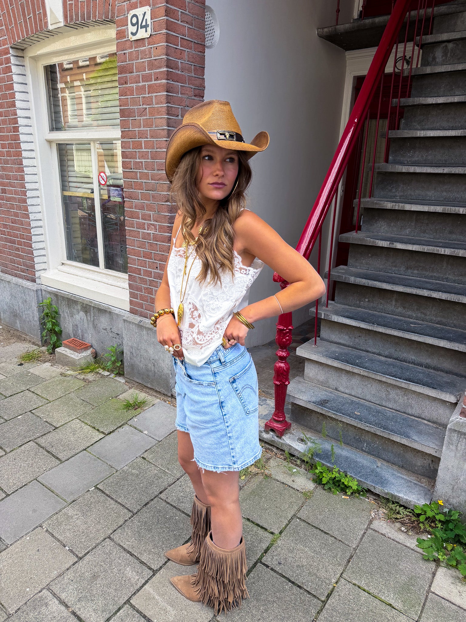 Lore Denim Shorts