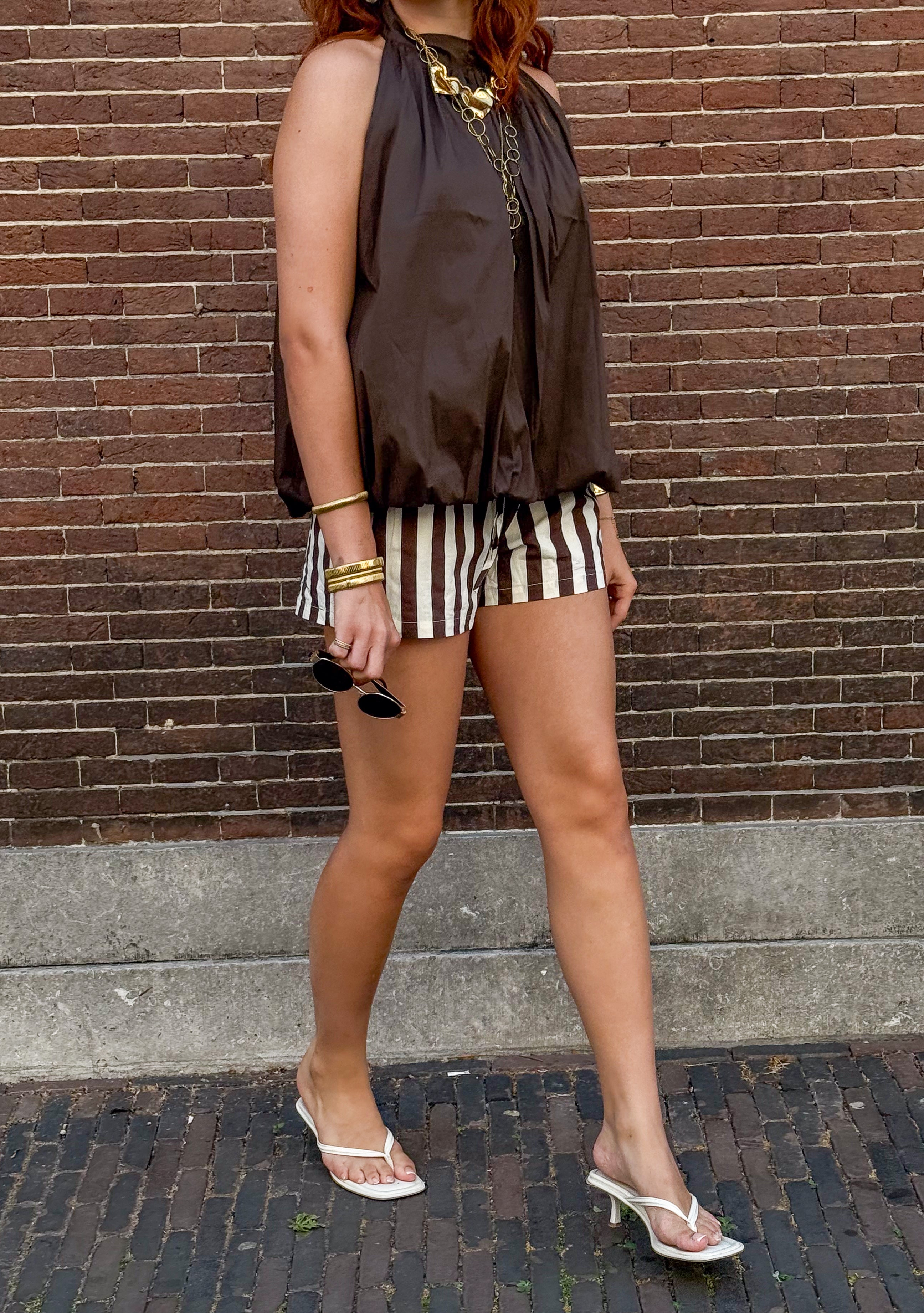 Drift Away Striped Shorts