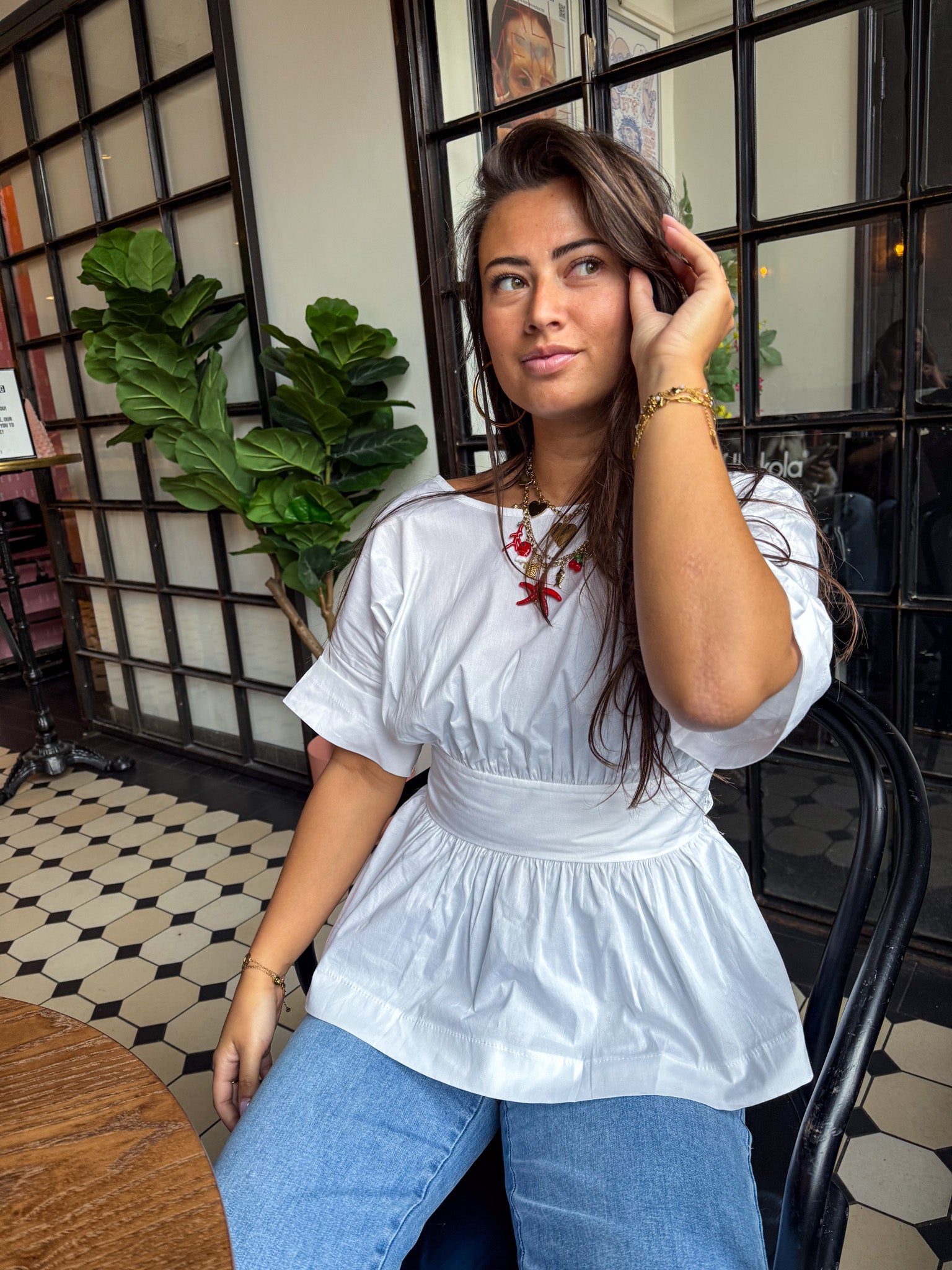 Lucy Top White