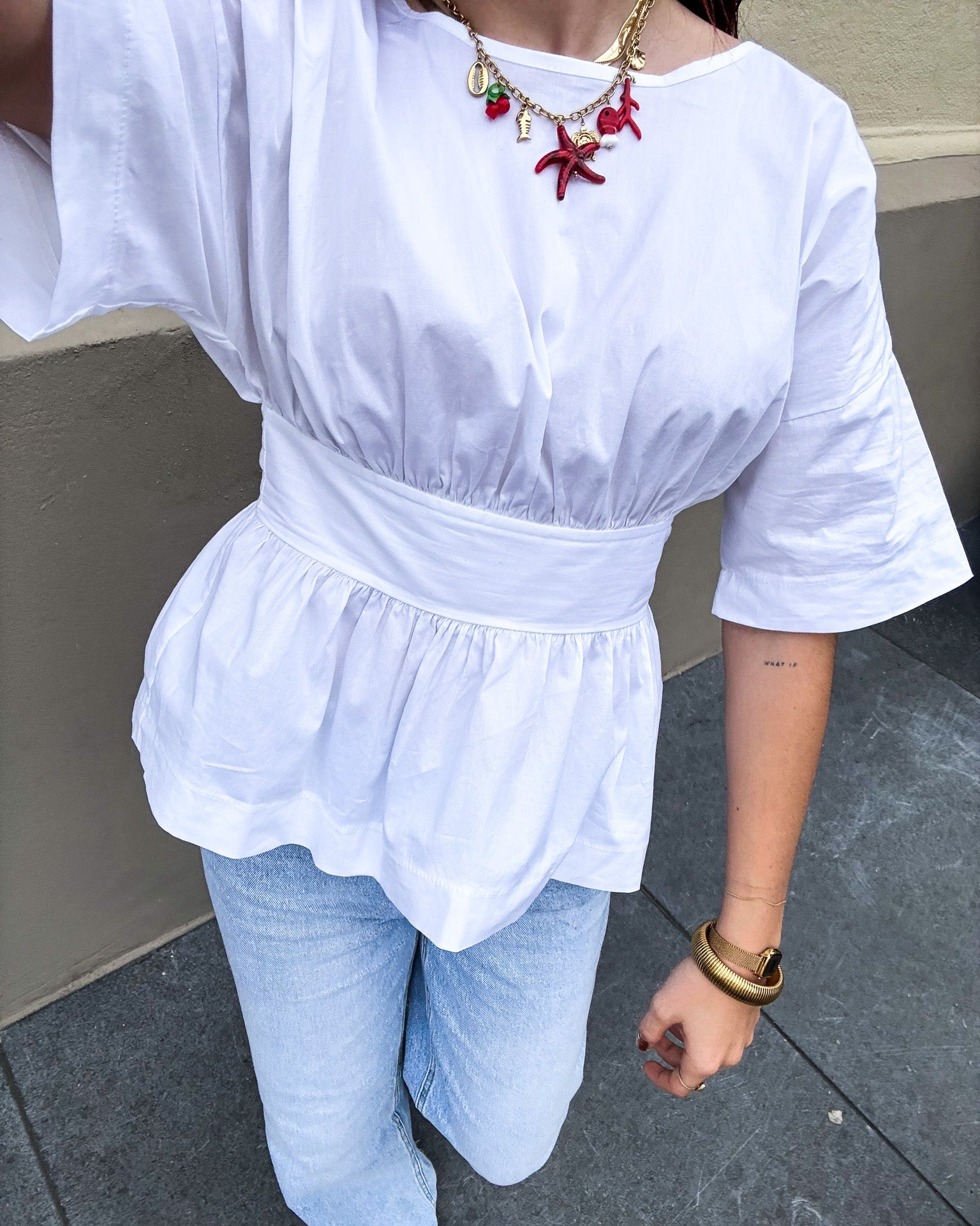 Lucy Top White